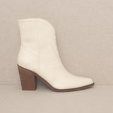 OASIS SOCIETY Harmony - Two Panel Western Bootie-Evergreen Boutique