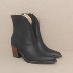 OASIS SOCIETY Harmony - Two Panel Western Bootie-Evergreen Boutique