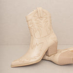 OASIS SOCIETY Nantes - Embroidered Cowboy Boot-Evergreen Boutique