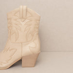 OASIS SOCIETY Nantes - Embroidered Cowboy Boot-Evergreen Boutique