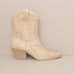 OASIS SOCIETY Nantes - Embroidered Cowboy Boot-Evergreen Boutique