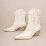 OASIS SOCIETY Nantes - Embroidered Cowboy Boot-Evergreen Boutique