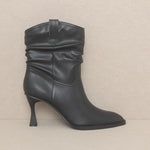 OASIS SOCIETY Riga - Western Inspired Slouch Boot-Evergreen Boutique