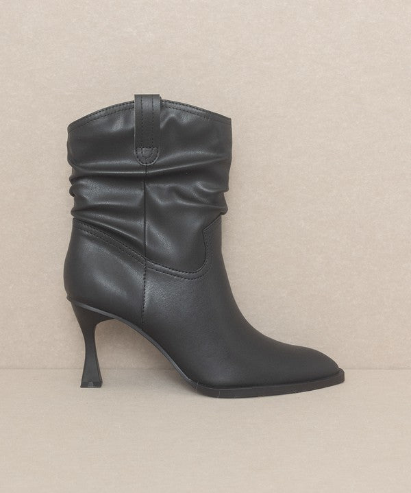 OASIS SOCIETY Riga - Western Inspired Slouch Boot-Evergreen Boutique