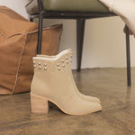 OASIS SOCIETY Alofi - Studded Collar Bootie-Evergreen Boutique