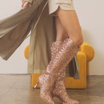 OASIS SOCIETY Jewel - Knee High Sequin Boot-Evergreen Boutique