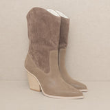 OASIS SOCIETY Marseille - Loose Fit Western Boot-Evergreen Boutique