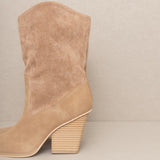 OASIS SOCIETY Marseille - Loose Fit Western Boot-Evergreen Boutique