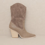 OASIS SOCIETY Marseille - Loose Fit Western Boot-Evergreen Boutique