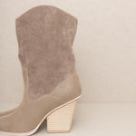 OASIS SOCIETY Marseille - Loose Fit Western Boot-Evergreen Boutique