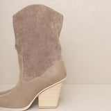 OASIS SOCIETY Marseille - Loose Fit Western Boot-Evergreen Boutique