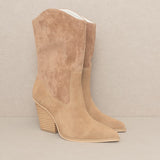 OASIS SOCIETY Marseille - Loose Fit Western Boot-Evergreen Boutique