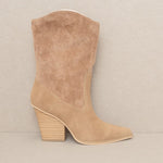 OASIS SOCIETY Marseille - Loose Fit Western Boot-Evergreen Boutique