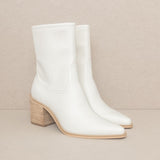 OASIS SOCIETY Vienna - Sleek Ankle Hugging Booties-Evergreen Boutique