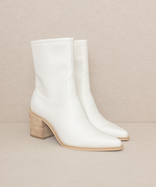 OASIS SOCIETY Vienna - Sleek Ankle Hugging Booties-Evergreen Boutique