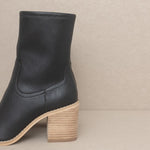 OASIS SOCIETY Vienna - Sleek Ankle Hugging Booties-Evergreen Boutique