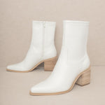 OASIS SOCIETY Vienna - Sleek Ankle Hugging Booties-Evergreen Boutique