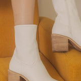 OASIS SOCIETY Vienna - Sleek Ankle Hugging Booties-Evergreen Boutique