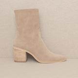 OASIS SOCIETY Vienna - Sleek Ankle Hugging Booties-Evergreen Boutique