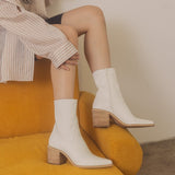 OASIS SOCIETY Vienna - Sleek Ankle Hugging Booties-Evergreen Boutique