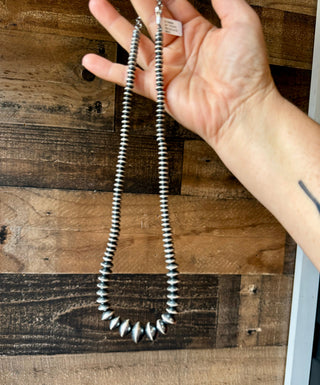 Sterling silver pearls - 20 inch - Evergreen Boutique