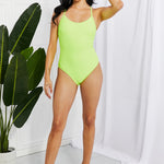 Marina West Swim High Tide One-Piece in Lemon-Lime-Evergreen Boutique