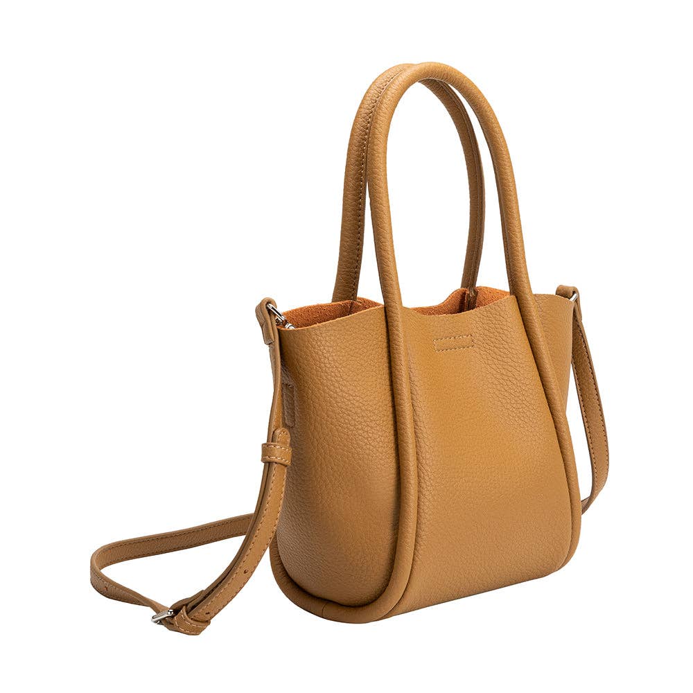 Melie Bianco Mariah Tan Recycled Vegan Tote Bag - Evergreen Boutique