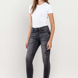 Lovervet Raw Hem Cropped Skinny Jeans-Evergreen Boutique