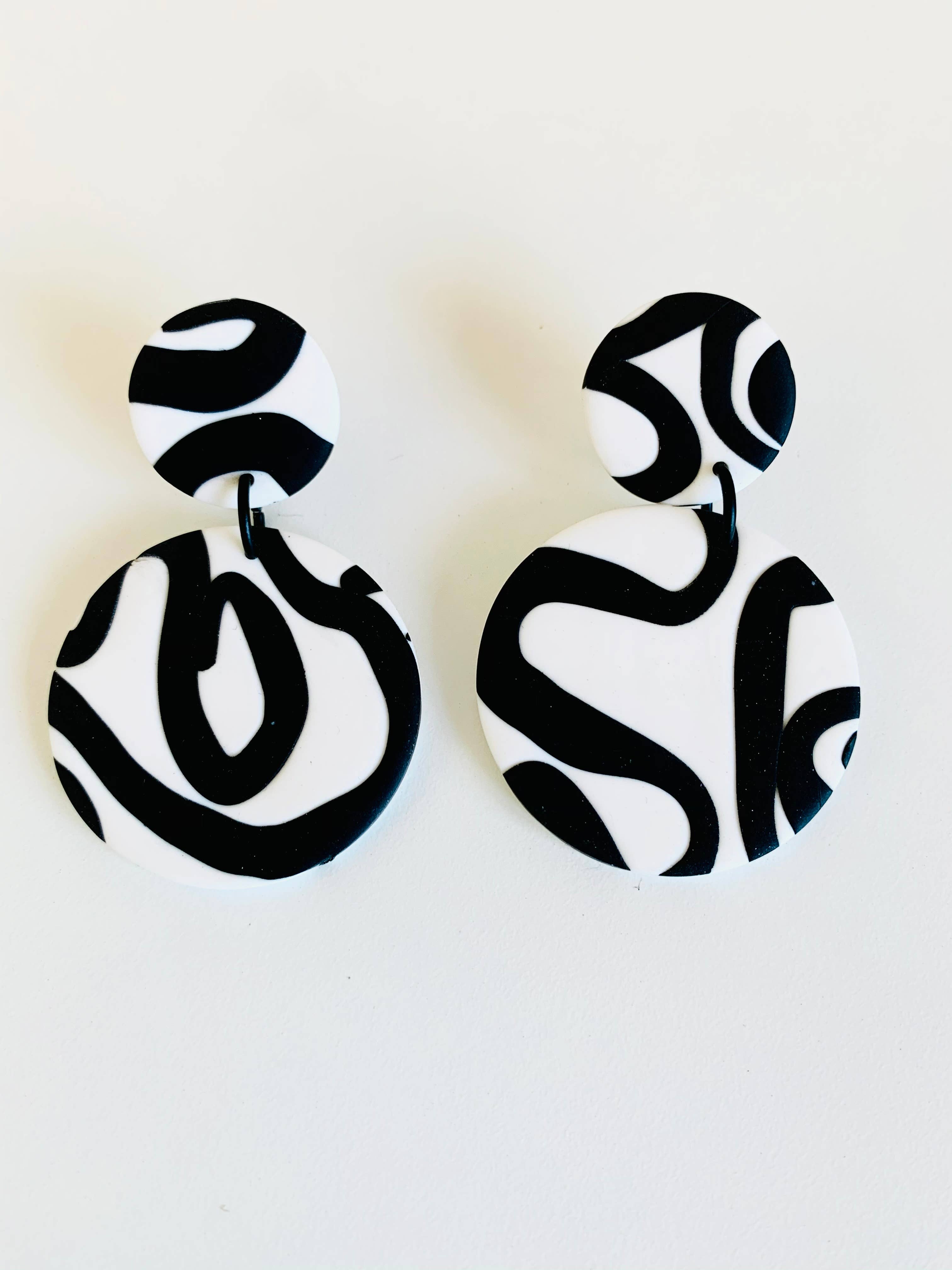 Octo Earrings - Large Statement - Evergreen Boutique