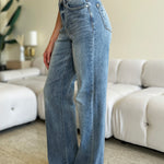 Judy Blue Full Size High Waist Straight Jeans-Evergreen Boutique