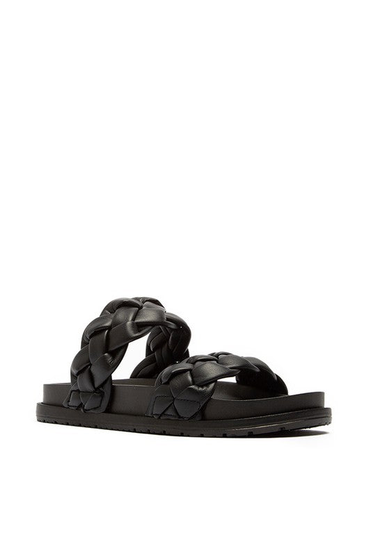 ALBINA-01-CASUAL SLIDE SANDLA-Evergreen Boutique