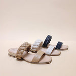 SILAS-SLIDE SANDALS-Evergreen Boutique