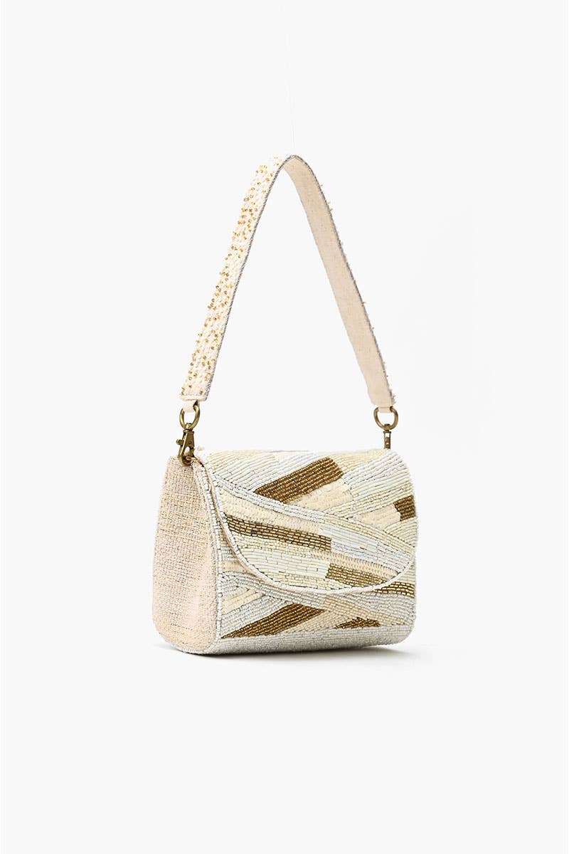 Winter White Handbag - Evergreen Boutique