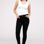 Front & Back 2-Way V-Neck Seamless Tank-Evergreen Boutique