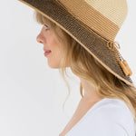 Two Tone Sun Hat Spring - Evergreen Boutique