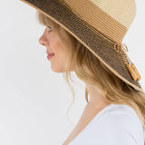 Two Tone Sun Hat Spring - Evergreen Boutique