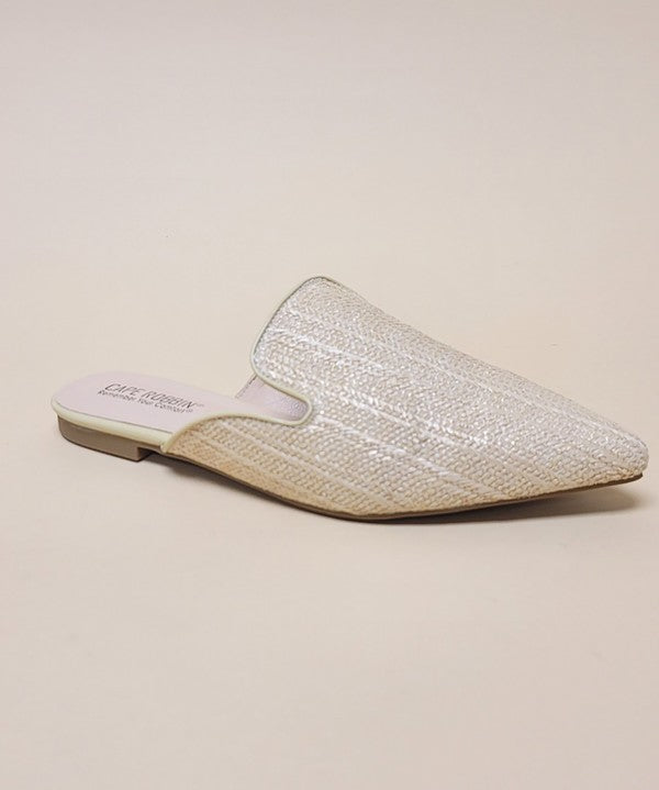 REMDAL-SLIDE FLAT MULES-Evergreen Boutique