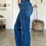 Judy Blue Full Size Tummy Control Straight Jeans-Evergreen Boutique