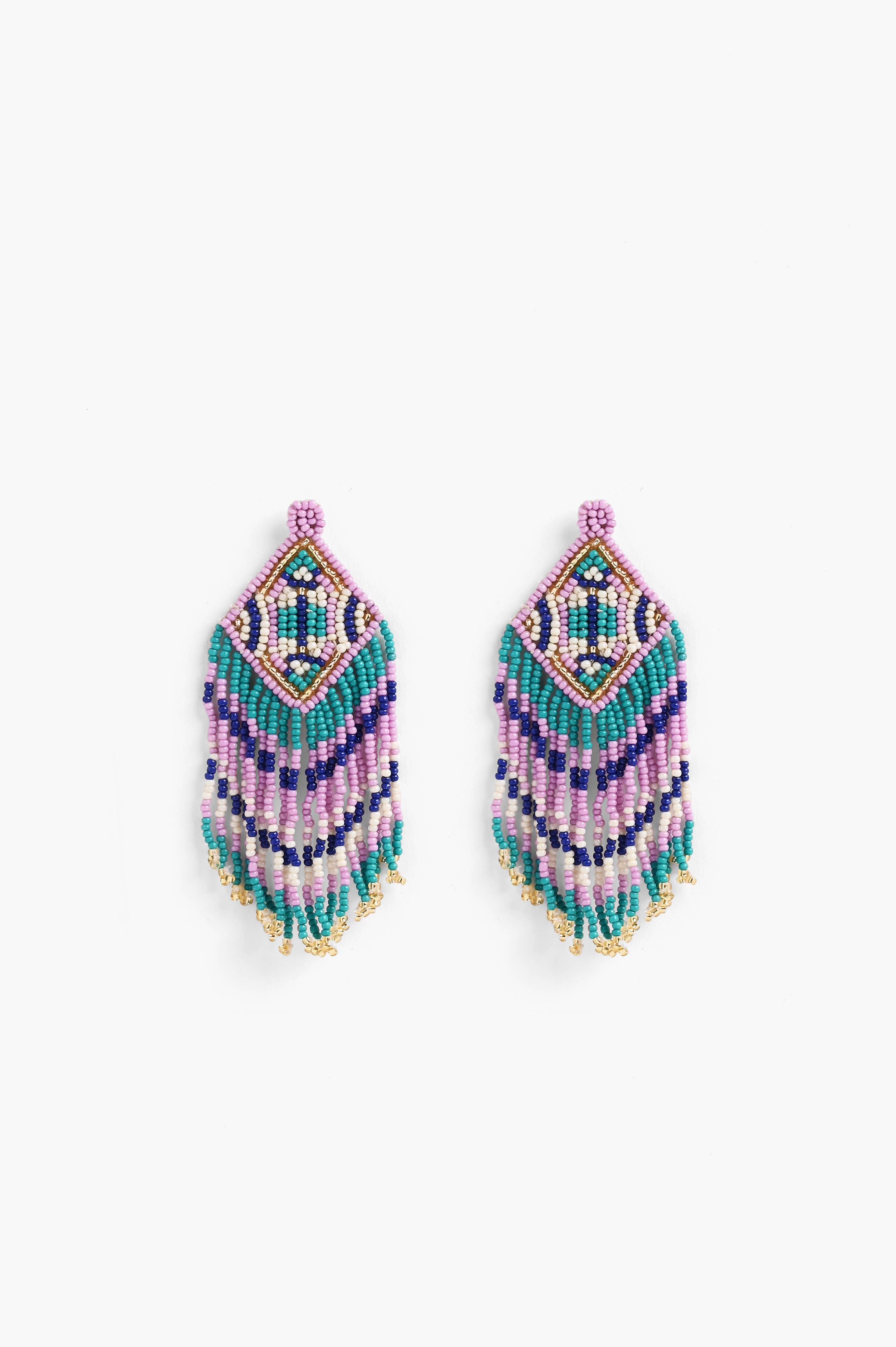 Ella Beaded Earrings - Evergreen Boutique