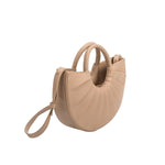 Melie Bianco Karlie Vegan Small Top Handle Bag in Nude - Evergreen Boutique