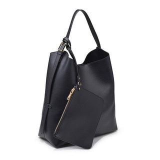 Zelda Black Hobo Bag