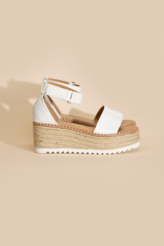 TUCKIN-S PLATFORM SANDALS-Evergreen Boutique