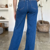 Judy Blue Full Size High Rise Straight Jeans - Evergreen Boutique