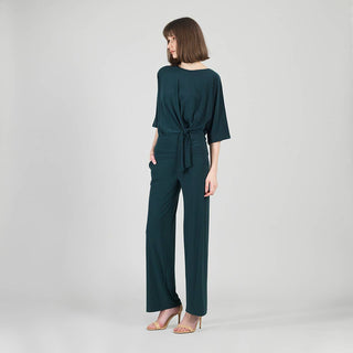 Molly Side Tie Draped Wrinkle Free Top - Evergreen Boutique