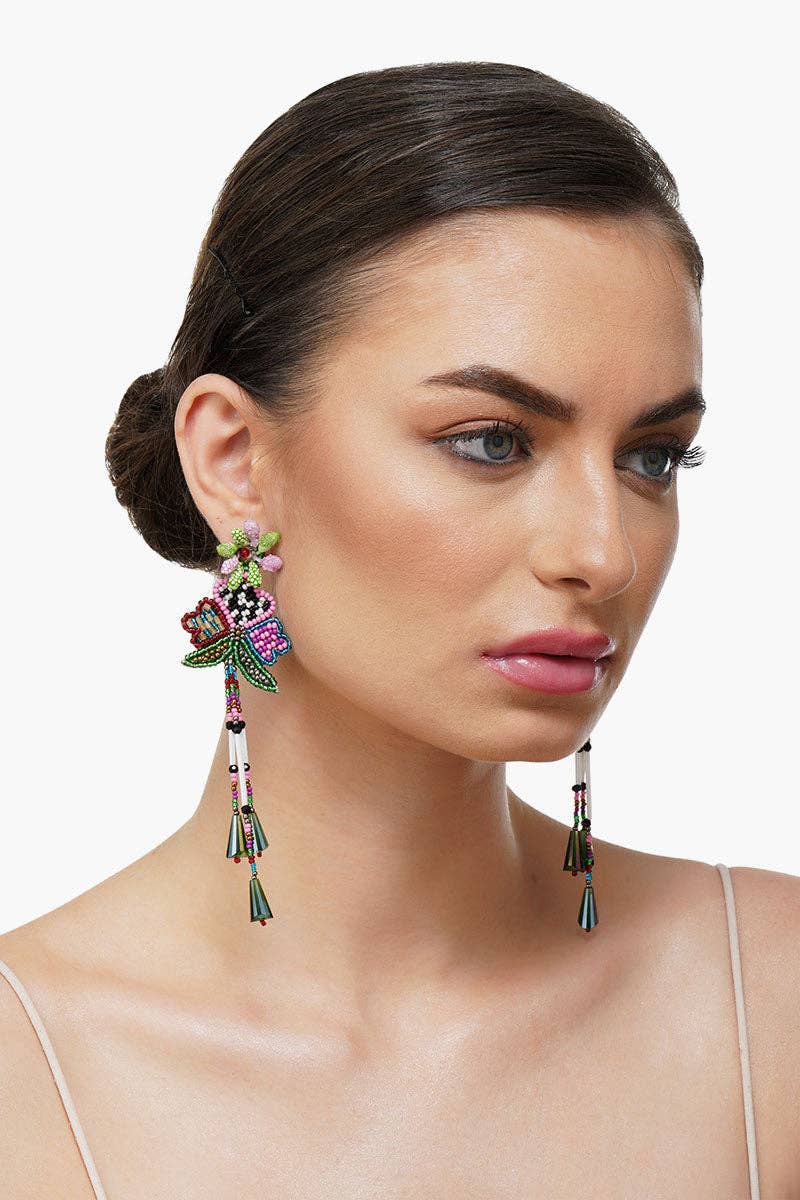 Flower Disco Earrings - Evergreen Boutique