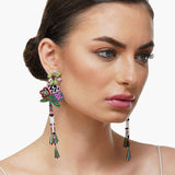 Flower Disco Earrings - Evergreen Boutique