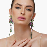 Flower Disco Earrings - Evergreen Boutique