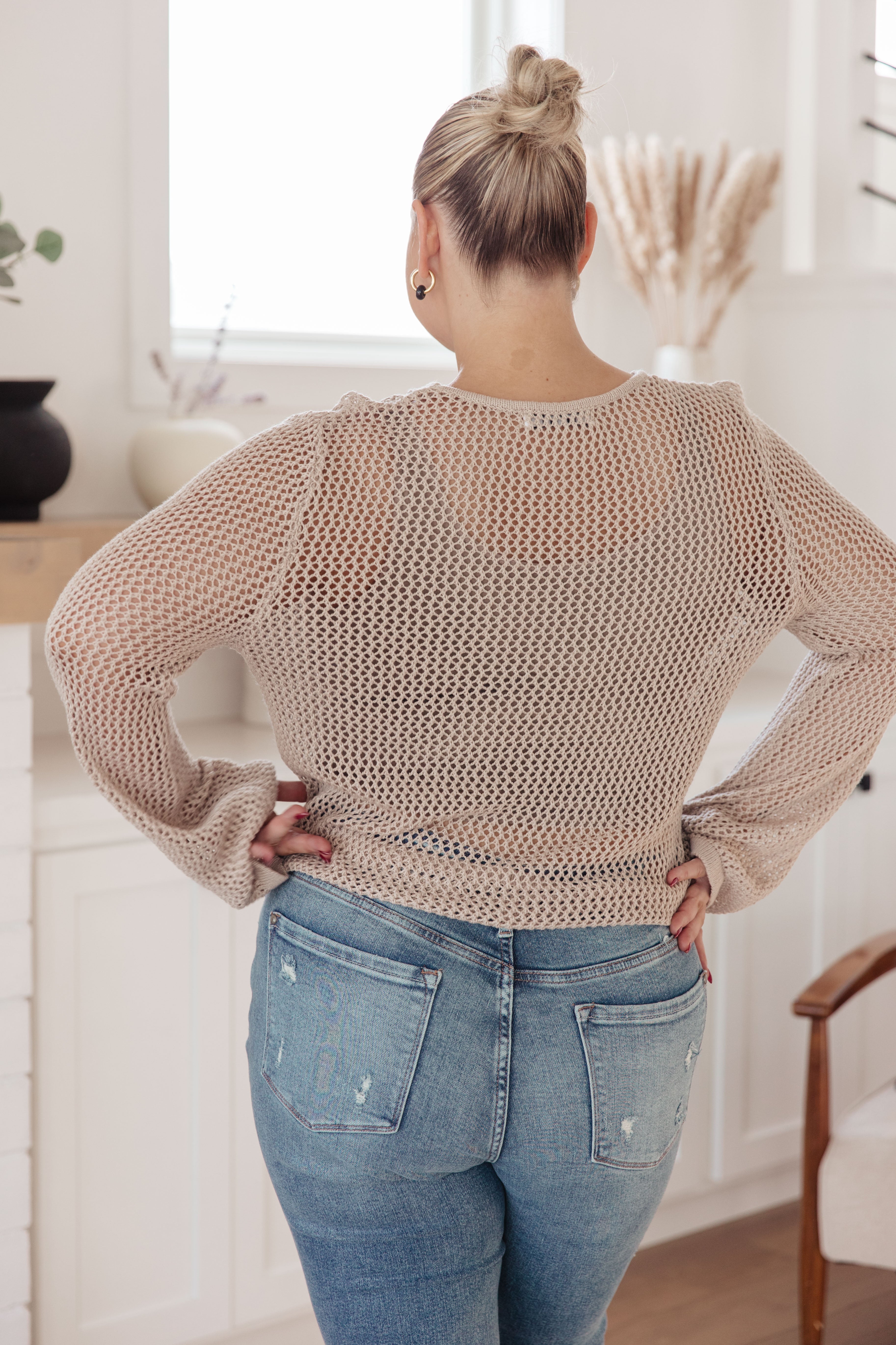 Calming Down Loose Knit Top - Evergreen Boutique