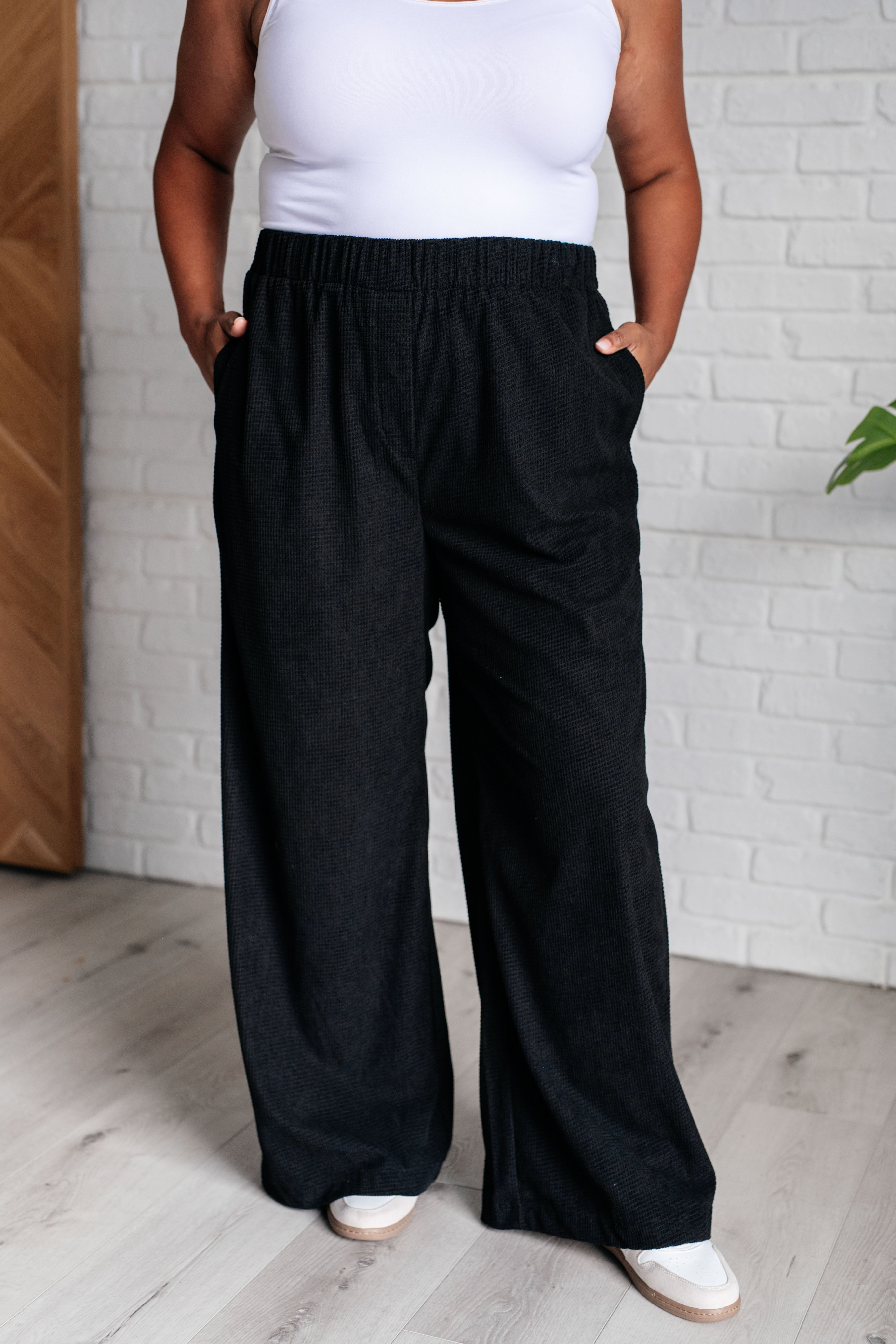 Come Rain or Shine Wide Leg Pants - Evergreen Boutique