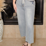 Judy Blue Wide Leg Cropped Jeans